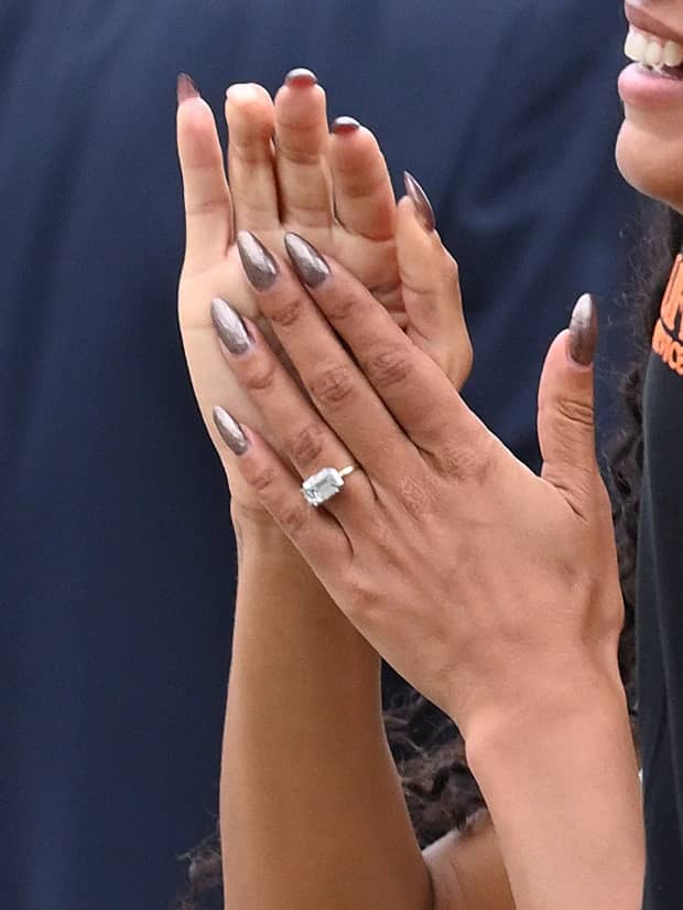 Vick Hope and Calvin Harris Engagement Ring 